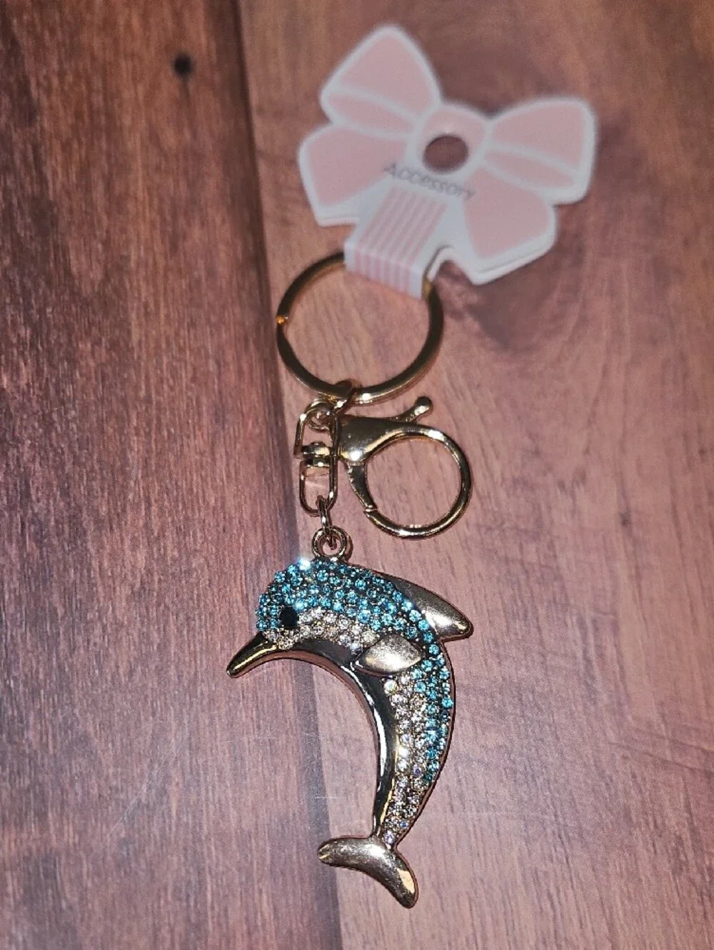 Sparkling Dolphin Keychains New